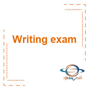 تدريبات Writing exam اللغة الإنجليزية الصف السادس الفصل الثالث