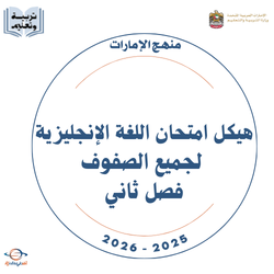 هيكل امتحان اللغة الإنجليزية