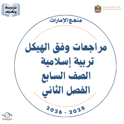 مراجعات وفق الهيكل تربية إسلامية الصف السابع فصل ثاني 2026