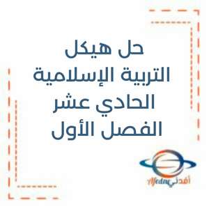 حل هيكل التربية الإسلامية الحادي عشر الفصل الأول منهج الإمارات