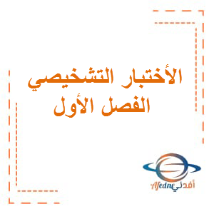 الأختبار التشخيصي اللغة العربية الصف التاسع الفصل الأول